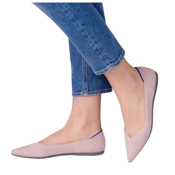 Rothy's Shoes - Rothy’s The Point in Ballerina Pointed Toe Pastel Pink Shoes Size W8.5